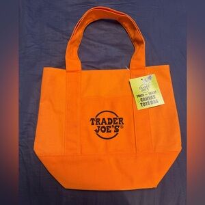 Trader Joe's Mini Canvas Tote Bag